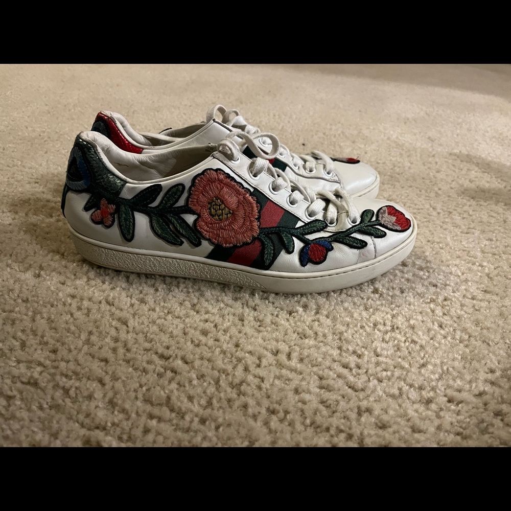 Gucci Floral Sneakers